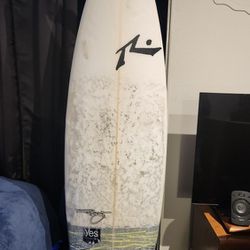 Rusty Yes Thanks Surfboard, 6'2", With Bag