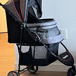 DOG STROLLER, BARELY USED