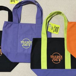 Limited Trader Joe’s Halloween Mini Tote Bags 