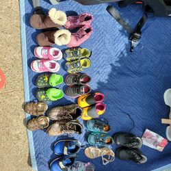 Little Boy And Girls Shoes And Boots Sizes From 3 To 9 Toddler Size 5 Dollars For All