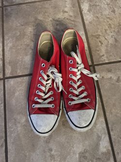 Red Converse Men’s Size 10.5