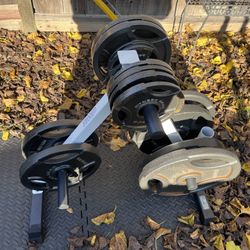 Weight Set With Barbell  