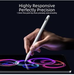 Stylus Pen for iPad 6th-11th Generation-2X Fast Charge Active Pencil Compatible with 2018-2025 Apple iPad Pro 11"/12.9"/M4, iPad Air 3/4/5/M2/M3,iPad 