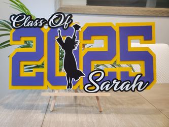 Personalized Graduation Wooden Sign, Class Of 2025 Graduation Sign, 2025 Grad Sign, Graduation Sign, Custom Graduation Sign