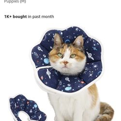 NEW MEDIUM SOFT CONE ADJUSTABLE RECOVERY COLLAR 