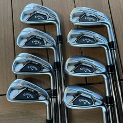 Callaway Apex DCB  (2021) Iron Set  4-PW,AW(8 Irons) True Temper, Elevate Regular Flex,85g Great Condition💰 $499 OBO