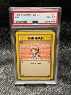 BILL 91/102 WOTC 1999 BASE SET UNLIMITED PSA10