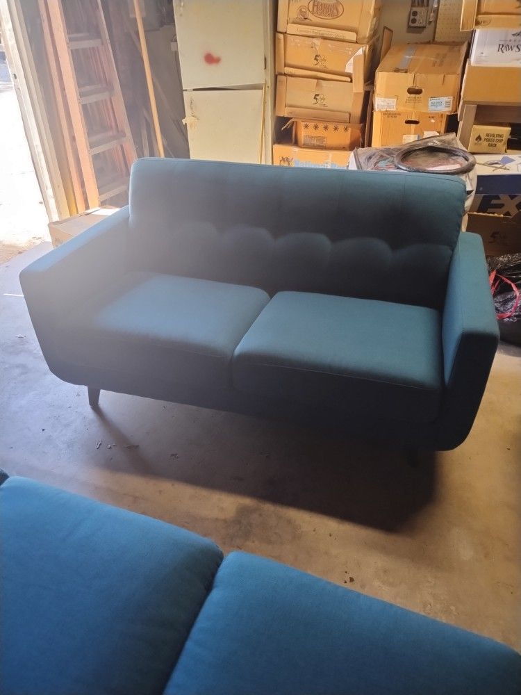 New Blue Couch (Fold Out Bed)