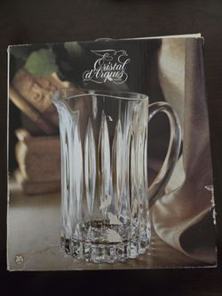 Crystal Glass Pitcher