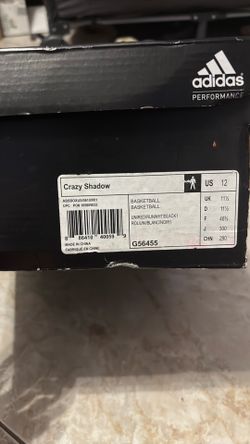 Adiddas crazy shadows basketball shoes