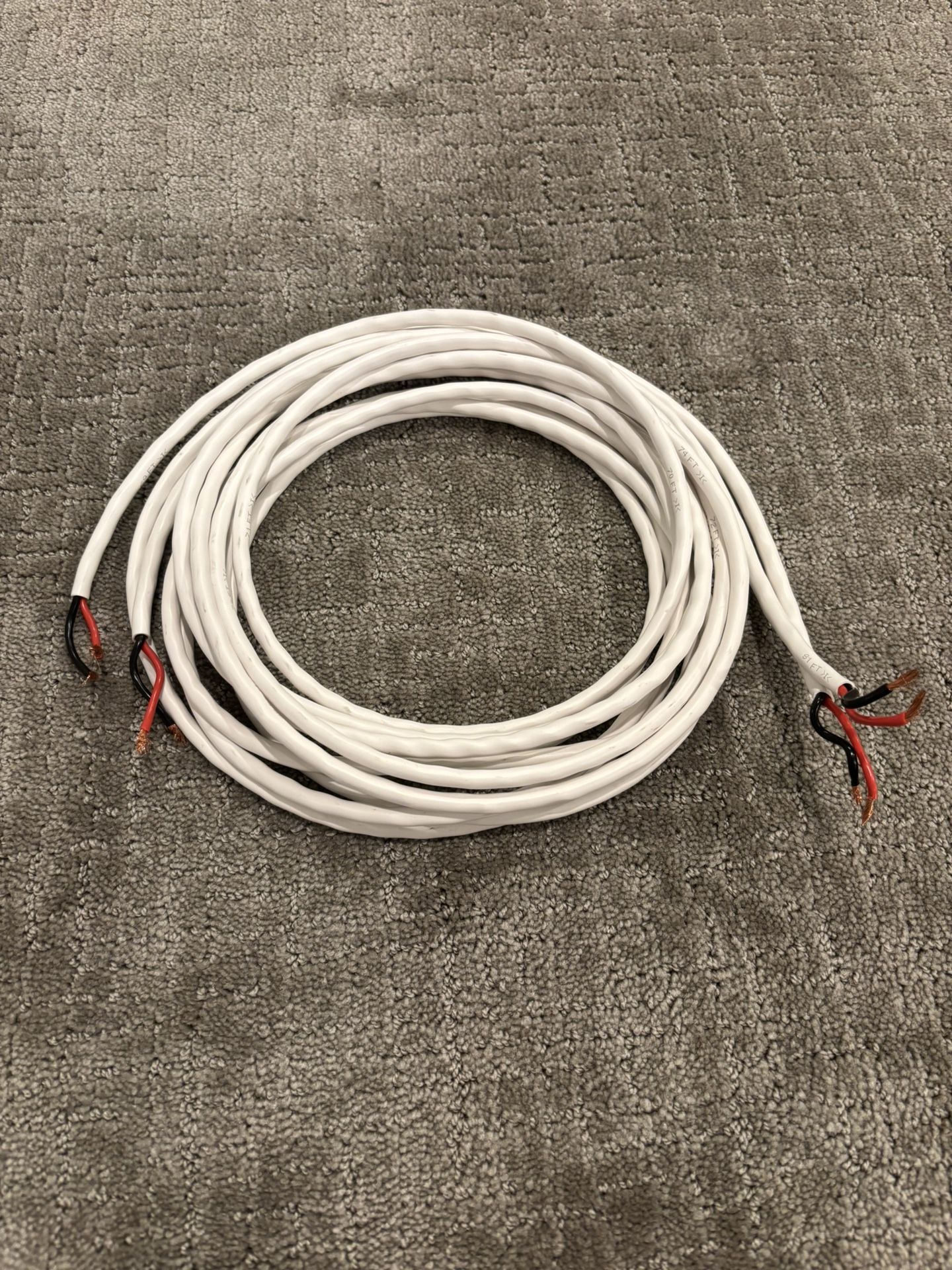 Two 12’ Speaker Cables - 14 Gauge