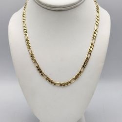 14kt Yellow Gold Figaro Link Chain 20.9G 18"