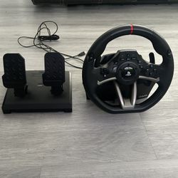 PlayStation Driving Steering Wheel And Pedals