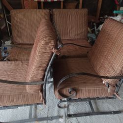 O.W.Lee Patio Chairs An Cushions 