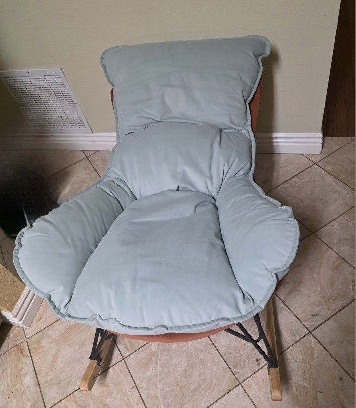 New Penguin Rocking Chair, Reading Sofa, Modern Nursery Rocking Chair, Glider Chair