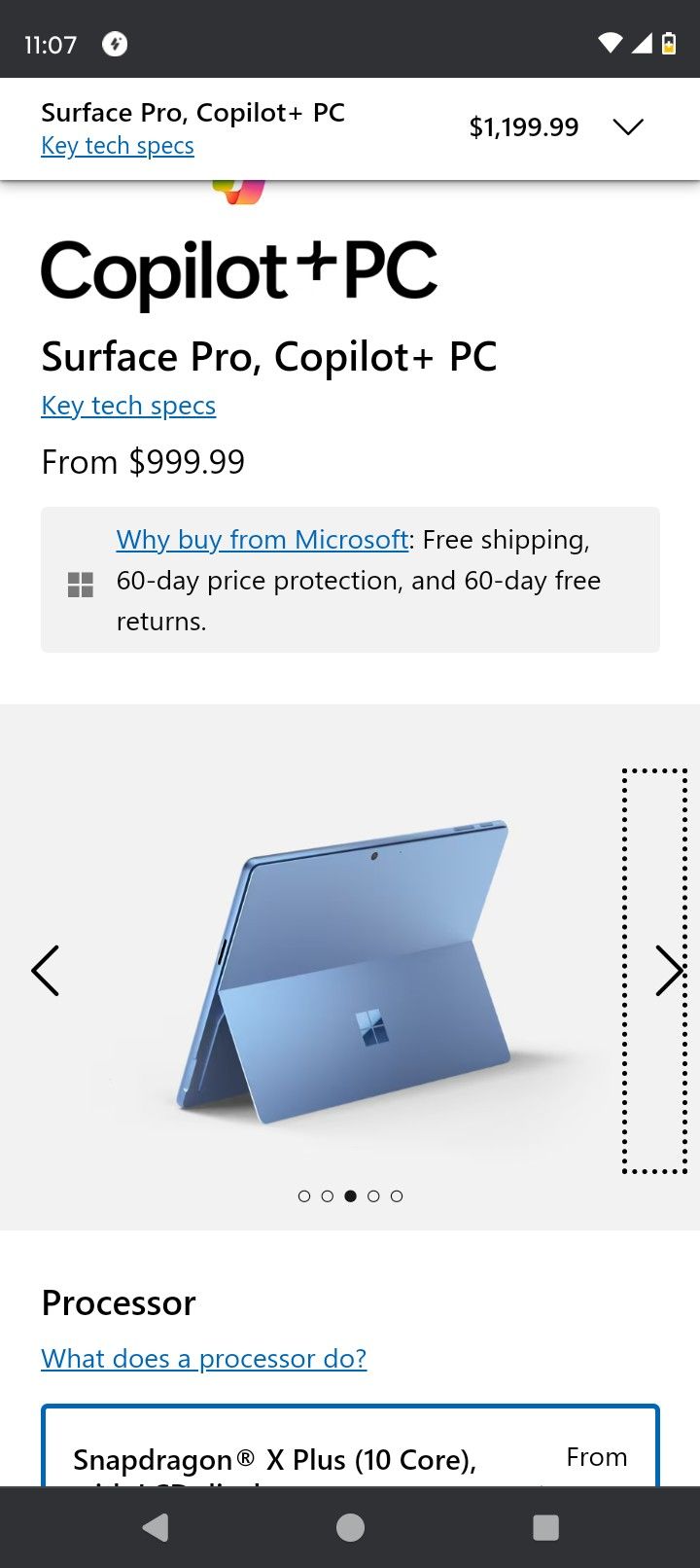2024 Microsoft Surface Pro X Plus