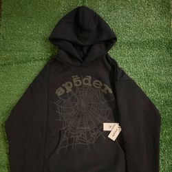 Sp5der Hoodie - Black