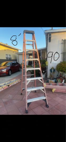 Excellent condition, 8 feet and more sizes available fiberglass ladders