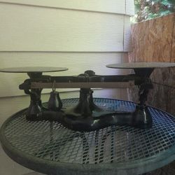 Antique Cast Iron Detecto-Scales Balance Scale