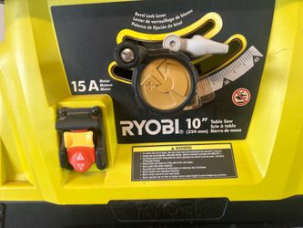 Ryobi 10” table saw