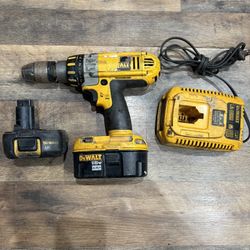Dewalt drill With Charger And Batteries