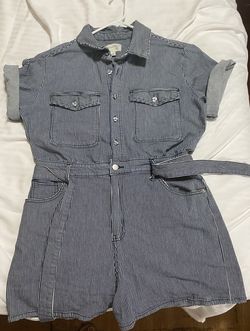 Urban Aut fit  Pinstripe Romper 