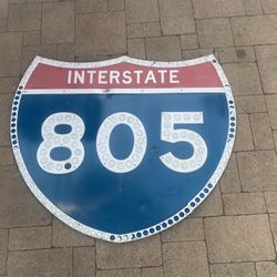 Large 805 Freeway Sign