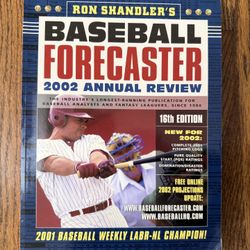 2002 Baseball Forecaster Annual Review - 16th Edition