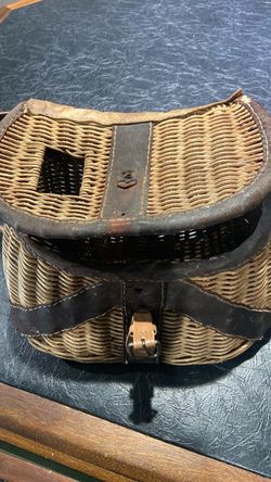 Vintage fishing creel