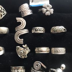 Anillos De Plata 925. Diferentes 