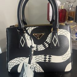 PRADA Limited Edition Hand Painted Saffiano Bag