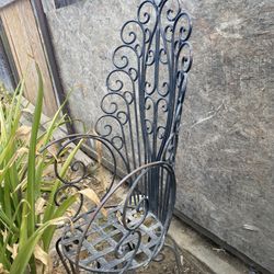 Antique Iron Chair 