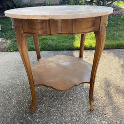 Vintage Marble Top Table