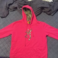 Browning Pink And Camo Hoodie