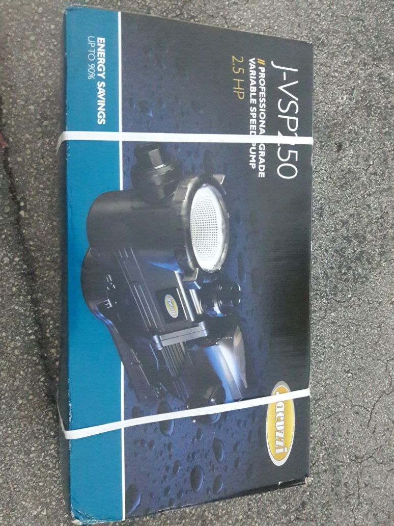 Jacuzzi JVSP250 Professional Grade Variable Speed Pump / 2.5 HP for