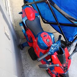 Spider-Man motorcycle bike with charger
