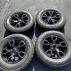 (Like New) Jeep Wheels And Tires 