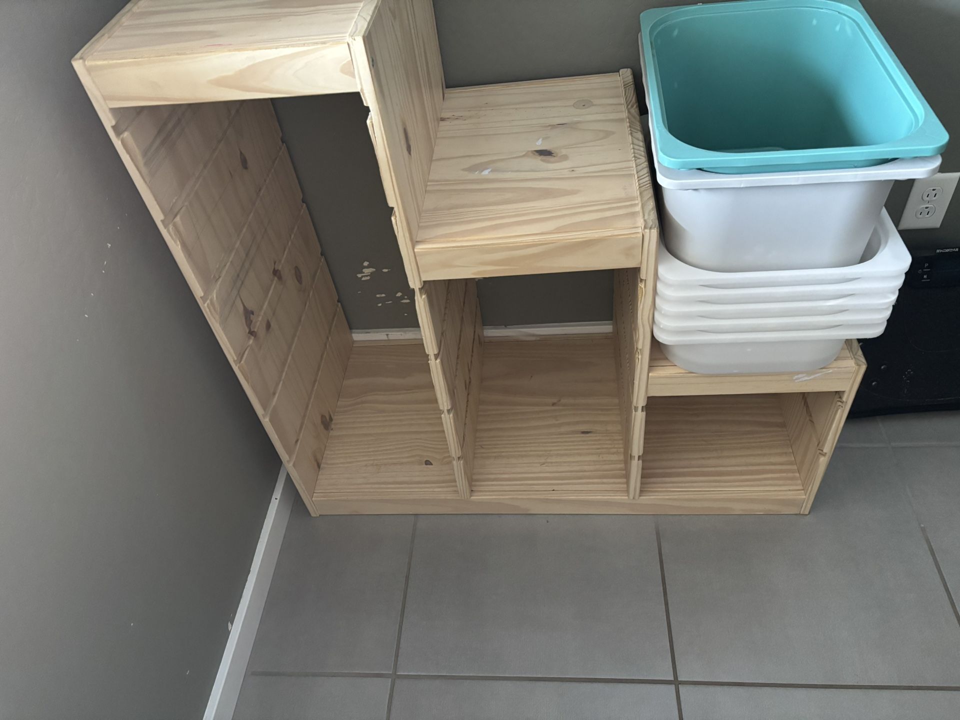 IKEA Kid Dresser With Plastic Drawers