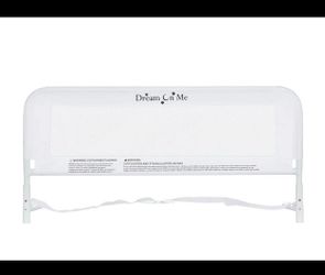 Dream on Me mesh security bed rail, White