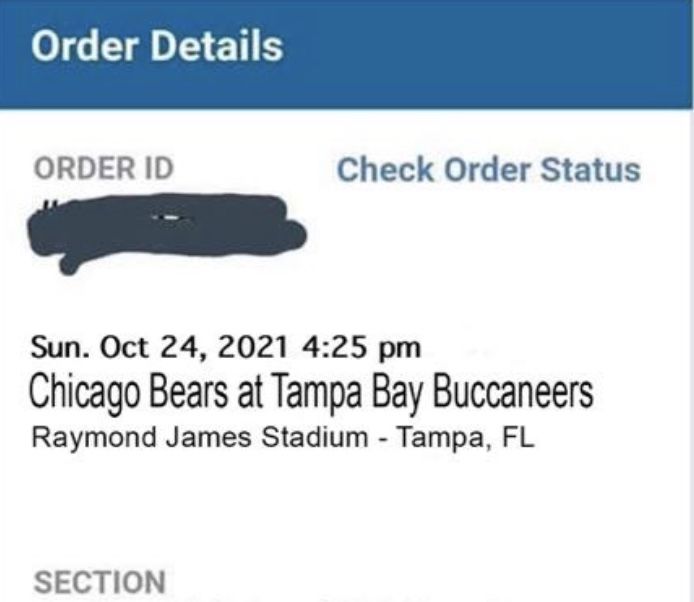 Chicago Bears At Tampa Bay Buccaneers 