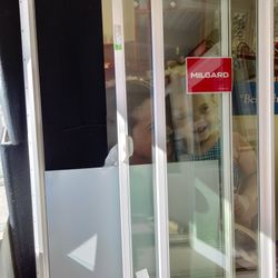 NEW Milgard Trinsic White Vinyl Sliding Patio Door 60x82 To