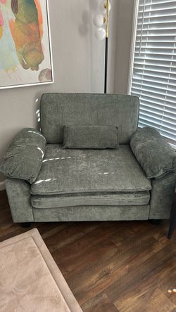 Green/gray chair 48 inches