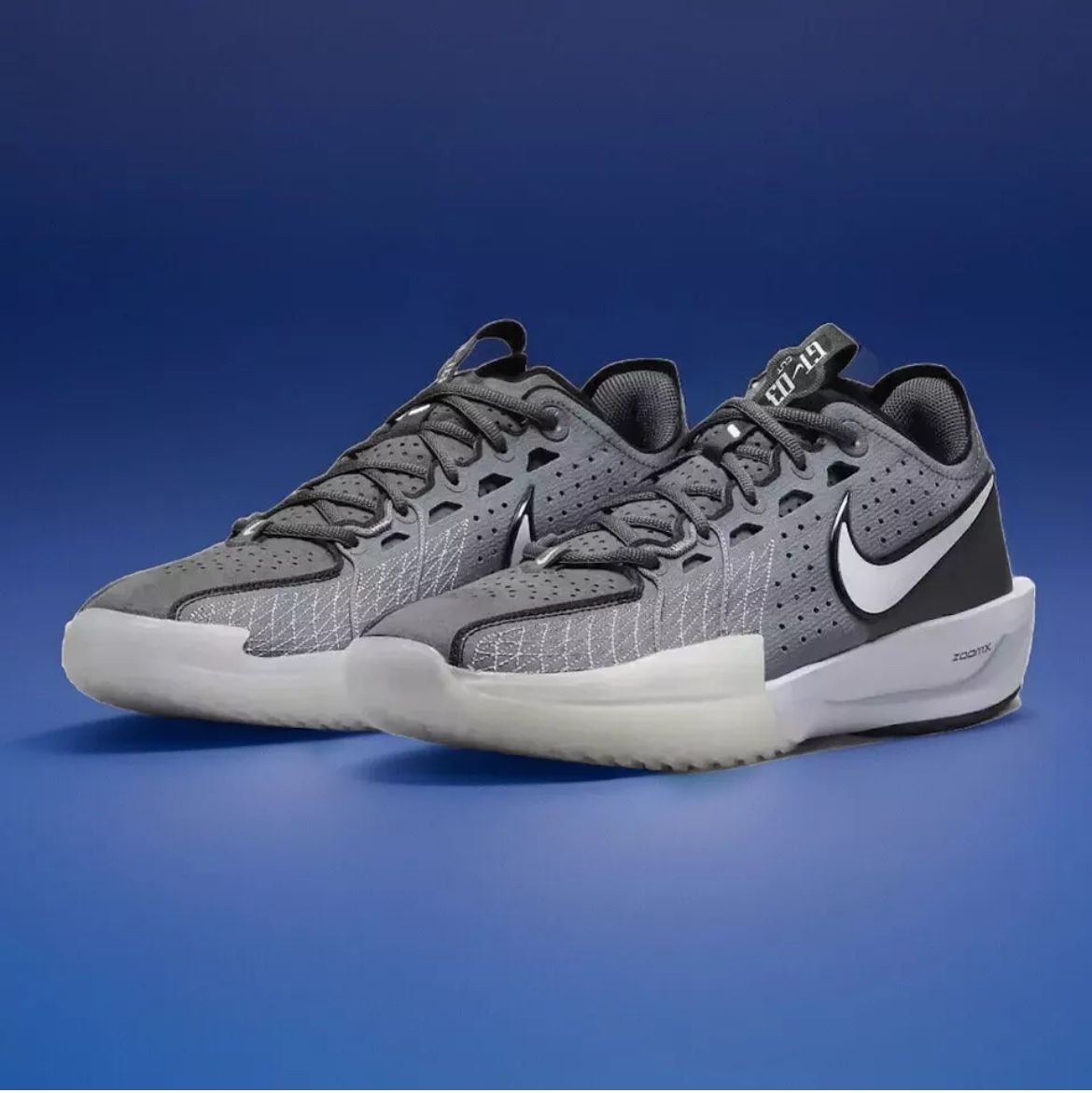Nike Air Zoom GT Cut 3 Cool Grey Football Grey Sail Black DV2913-002 Men Size 8