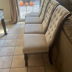 Tufted Dining Chairs (4)