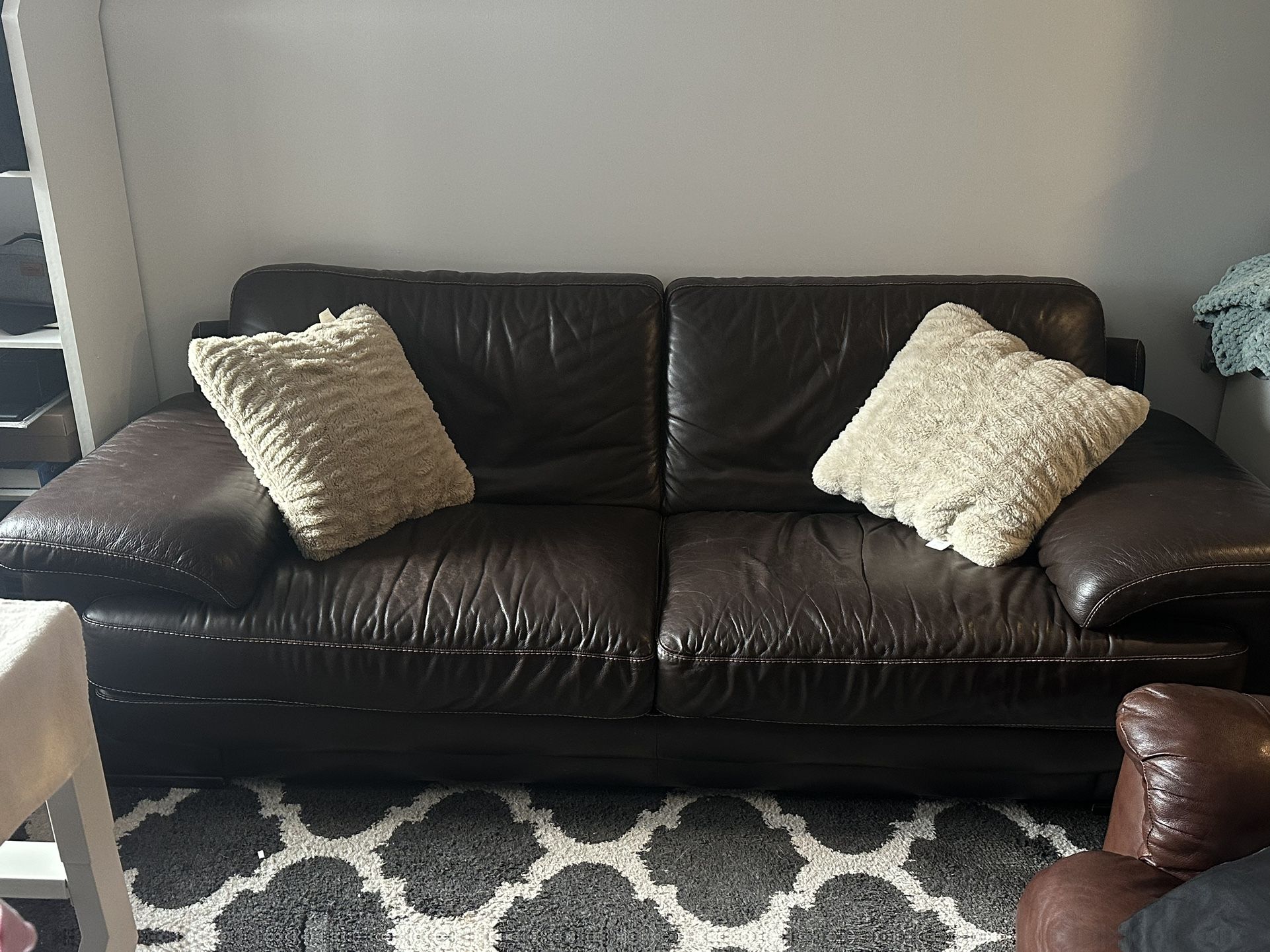 Leather couch for sale
