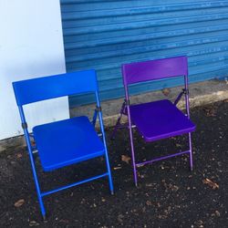 2 Toddler Size Folding Chairs