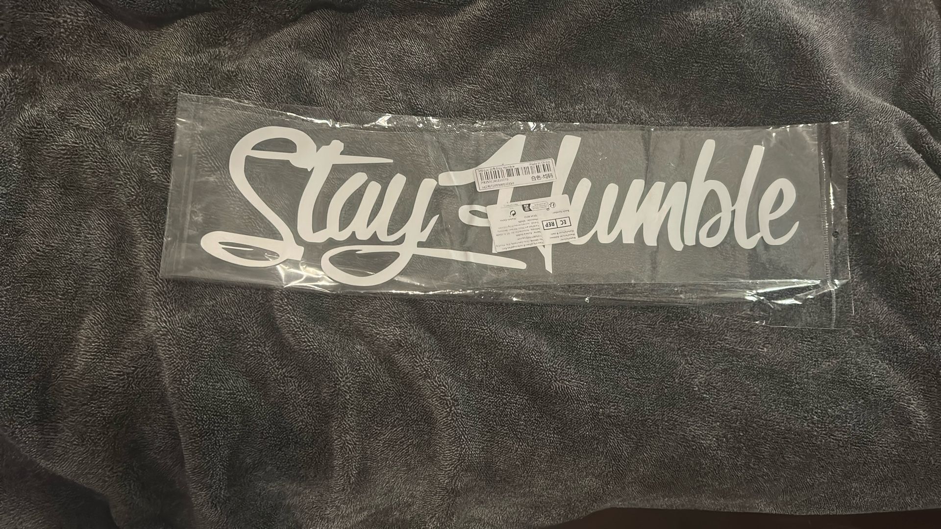 Stay Humble Car sticker