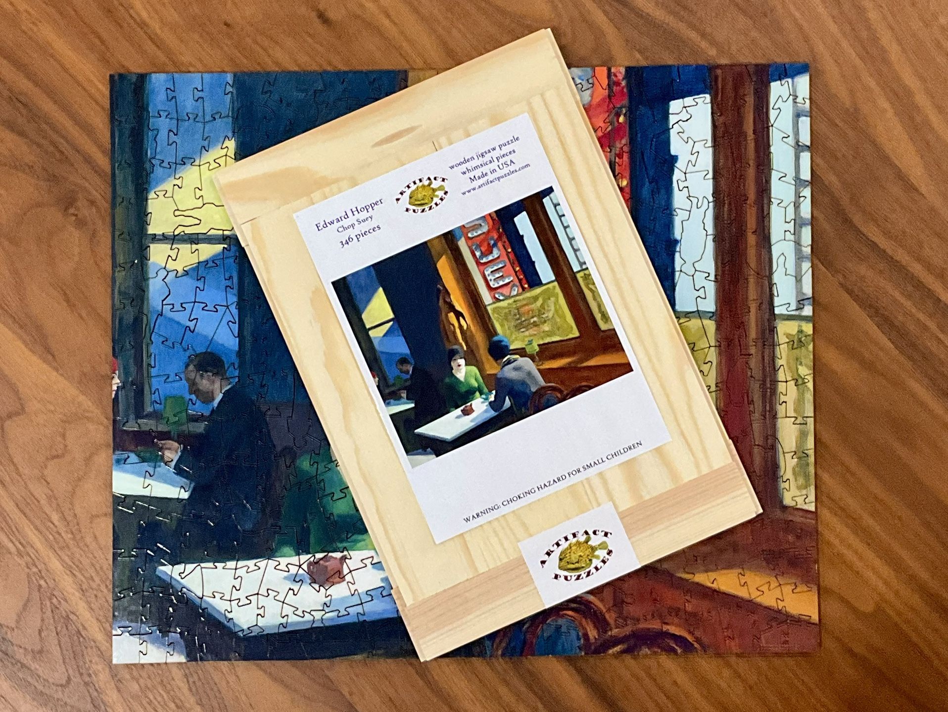 Artifact Puzzles: Four Wooden Jigsaw Puzzles—excellent condition