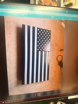 American Flag Wall Safe