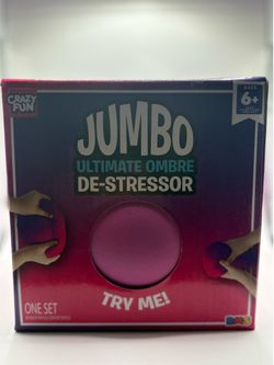 NEW Crazy Fun RMS Jumbo Ultimate De-Stressor Squishy Ball Pink Squeezey Squish